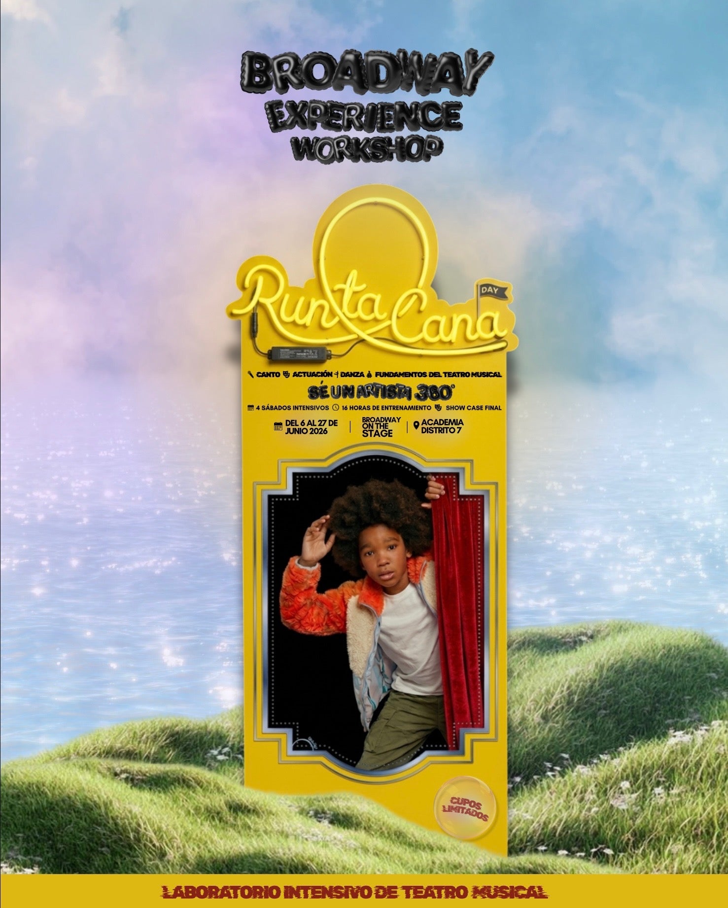 Punta Cana- Inscripción (50% del pago total) – Broadway Experience Workshop